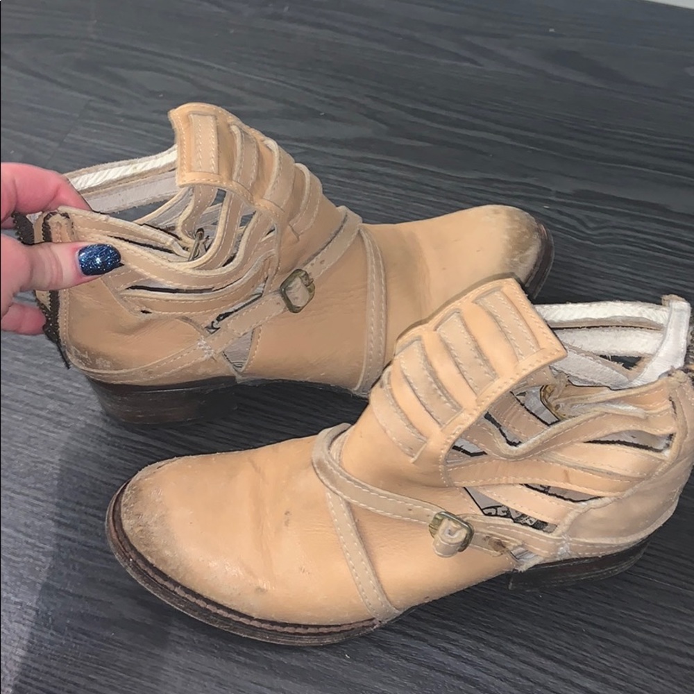 Freebird booties distressed festival